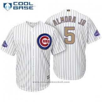 Maglia Baseball Uomo Chicago Cubs 5 Albert Almora Jr. Bianco Or Cool Base