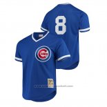Maglia Baseball Uomo Chicago Cubs Andre Dawson Cooperstown Collection Mesh Batting Practice Blu