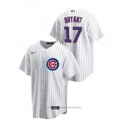 Maglia Baseball Uomo Chicago Cubs Kris Bryant Replica Home Bianco