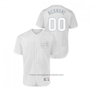 Maglia Baseball Uomo Chicago Cubs Personalizzate 2019 Players Weekend Autentico Bianco