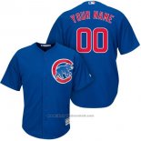 Maglia Baseball Uomo Chicago Cubs Personalizzate Blu