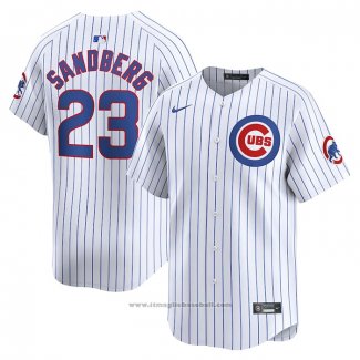 Maglia Baseball Uomo Chicago Cubs Ryne Sandberg Home Limited Bianco