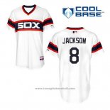 Maglia Baseball Uomo Chicago White Sox 8 Bo Jackson Bianco Alternato Cool Base