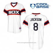 Maglia Baseball Uomo Chicago White Sox 8 Bo Jackson Bianco Alternato Cool Base