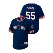 Maglia Baseball Uomo Chicago White Sox Carlos Rodon Cooperstown Collection Blu