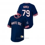 Maglia Baseball Uomo Chicago White Sox Jose Abreu Cooperstown Collection Blu