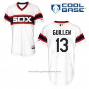 Maglia Baseball Uomo Chicago White Sox Ozzie Guillen 13 Bianco Alternato Cool Base