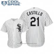 Maglia Baseball Uomo Chicago White Sox Welington Castillo Cool Base Home Bianco