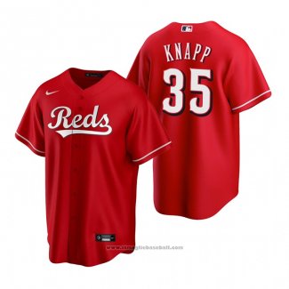 Maglia Baseball Uomo Cincinnati Reds Andrew Knapp Replica Rosso