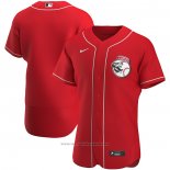 Maglia Baseball Uomo Cincinnati Reds Autentico Alternato Rosso2