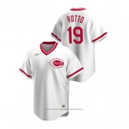 Maglia Baseball Uomo Cincinnati Reds Joey Votto Cooperstown Collection Home Bianco