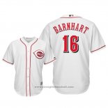 Maglia Baseball Uomo Cincinnati Reds Tucker Barnhart Cool Base Home Bianco