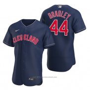 Maglia Baseball Uomo Cleveland Guardians Bobby Bradley Autentico Alternato Blu