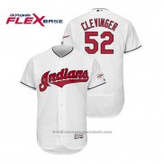 Maglia Baseball Uomo Cleveland Indians Mike Clevinger 2019 All Star Patch Flex Base Bianco