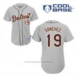 Maglia Baseball Uomo Detroit Tigers Anibal Sanchez 19 Grigio Cool Base