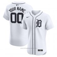 Maglia Baseball Uomo Detroit Tigers Elite Home Personalizzate Bianco