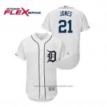 Maglia Baseball Uomo Detroit Tigers Jacoby Jones Flex Base Bianco