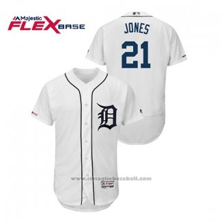 Maglia Baseball Uomo Detroit Tigers Jacoby Jones Flex Base Bianco