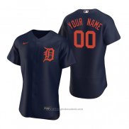 Maglia Baseball Uomo Detroit Tigers Personalizzate Blu