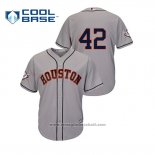 Maglia Baseball Uomo Houston Astros 2019 Jackie Robinson Day Cool Base Grigio