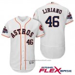 Maglia Baseball Uomo Houston Astros Francisco Liriano Bianco Flex Base