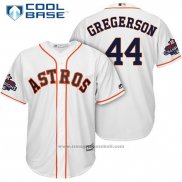 Maglia Baseball Uomo Houston Astros Luke Gregerson Bianco Cool Base