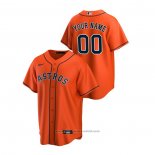 Maglia Baseball Uomo Houston Astros Personalizzate Replica Alternato Arancione