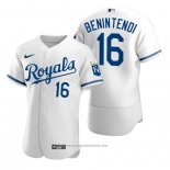 Maglia Baseball Uomo Kansas City Royals Andrew Benintendi 2022 Autentico Bianco