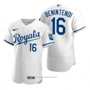 Maglia Baseball Uomo Kansas City Royals Andrew Benintendi 2022 Autentico Bianco