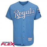 Maglia Baseball Uomo Kansas City Royals Blank Blu Flex Base Autentico Collection2