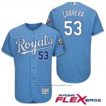 Maglia Baseball Uomo Kansas City Royals Melky Cabrera Blu Flex Base