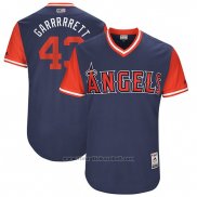 Maglia Baseball Uomo Los Angeles Angels 2017 Little League World Series Garrett Richards Blu