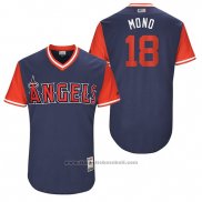 Maglia Baseball Uomo Los Angeles Angels 2017 Little League World Series Luis Valbuena Blu