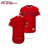 Maglia Baseball Uomo Los Angeles Angels 2018 Stars & Stripes Flex Base Scarlet