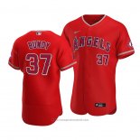 Maglia Baseball Uomo Los Angeles Angels Dylan Bundy Autentico Alternato Rosso