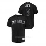 Maglia Baseball Uomo Los Angeles Angels Justin Upton 2019 Players Weekend Autentico Nero