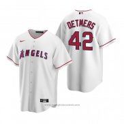 Maglia Baseball Uomo Los Angeles Angels Reid Detmers Replica 2020 Bianco