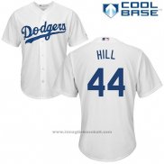 Maglia Baseball Uomo Los Angeles Dodgers 44 Rich Hill Bianco Cool Base