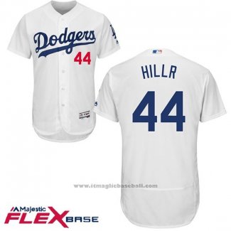 Maglia Baseball Uomo Los Angeles Dodgers 44 Rich Hill Bianco Flex Base