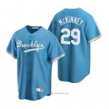 Maglia Baseball Uomo Los Angeles Dodgers Billy Mckinney Brooklyn Cooperstown Collection Alternato Blu