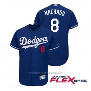 Maglia Baseball Uomo Los Angeles Dodgers Manny Machado Flex Base Autentico Collezione Alternato Blu