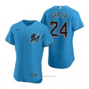 Maglia Baseball Uomo Miami Marlins Avisail Garcia Autentico Alternato Blu