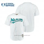 Maglia Baseball Uomo Miami Marlins Cooperstown Collezione Cool Base Home Bianco