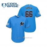 Maglia Baseball Uomo Miami Marlins Jarlin Garcia Cool Base Allenamento Primaverile 2019 Blu