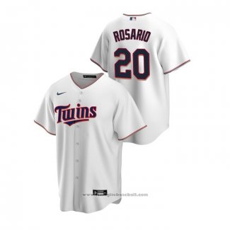 Maglia Baseball Uomo Minnesota Twins Eddie Rosario Replica Home Bianco