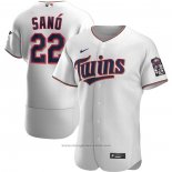 Maglia Baseball Uomo Minnesota Twins Miguel Sano Primera Autentico Bianco