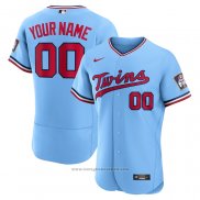 Maglia Baseball Uomo Minnesota Twins Personalizzate Alternato Autentico Blu