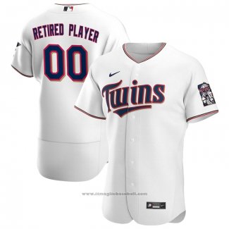 Maglia Baseball Uomo Minnesota Twins Primera Pick-A-player Retired Roster Autentico Bianco