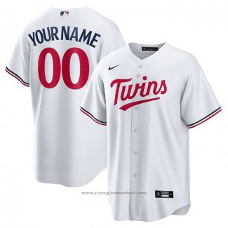 Maglia Baseball Uomo Minnesota Twins Replica Home Personalizzate Bianco