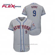 Maglia Baseball Uomo New York Mets Brandon Nimmo 150 Anniversario Autentico Flex Base Grigio